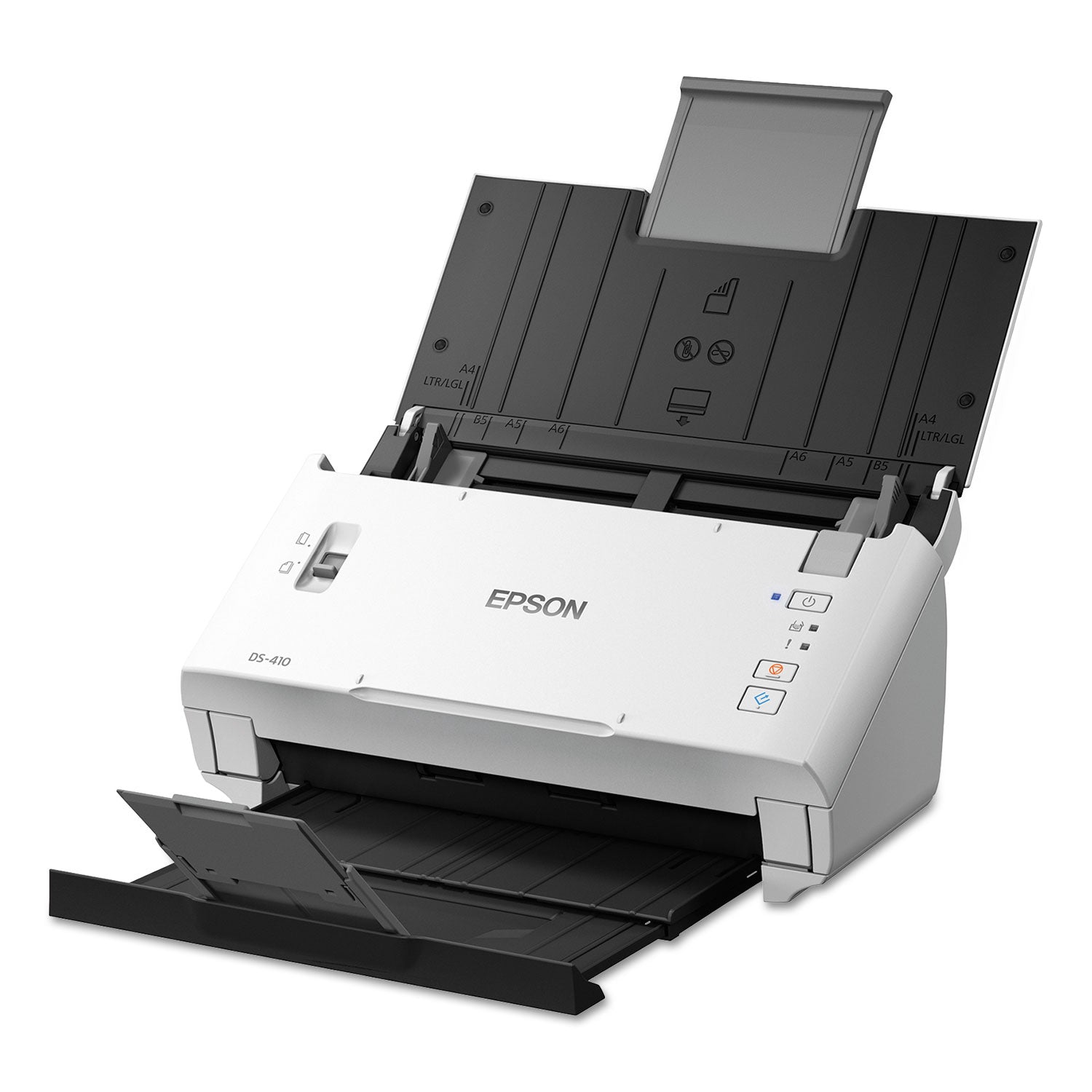 Epson DS-410 Document Scanner, 600 dpi Optical Resolution, 50-Sheet Duplex Auto Document Feeder (B11B249201)