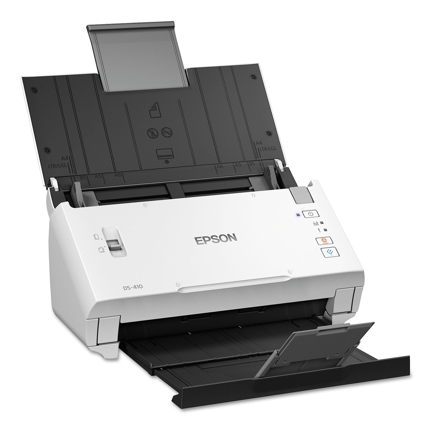 Epson DS-410 Document Scanner, 600 dpi Optical Resolution, 50-Sheet Duplex Auto Document Feeder (B11B249201)