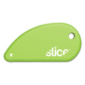 slice Safety Cutters, Fixed, Non Replaceable Micro Safety Blade, 0.1" Ceramic Blade, 2.4" Plastic Handle, Green (00200)