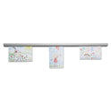 Advantus Grip-A-Strip Display Rail, 24 x 1.5, Aluminum Finish (2000)