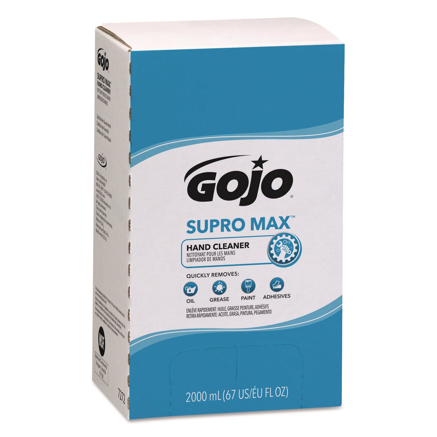 GOJO SUPRO MAX Hand Cleaner Refill, Unscented, 2,000 mL (727204)