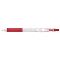 Pentel R.S.V.P. RT Ballpoint Pen, Retractable, Medium 1 mm, Red Ink, Clear Barrel, Dozen (BK93B)