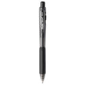 Pentel WOW! Ballpoint Pen, Retractable, Medium 1 mm, Black Ink, Smoke/Black Barrel, Dozen (BK440A)