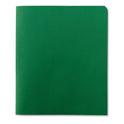 Smead Two-Pocket Folder, Textured Paper, 100-Sheet Capacity, 11 x 8.5, Green, 25/Box (87855)