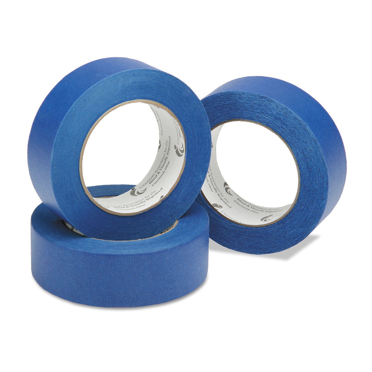 AbilityOne 7510015789302, SKILCRAFT Painter's Tape, 3" Core, 1.5" x 60 yds, Blue