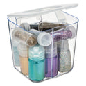 Deflecto Stackable Caddy Organizer, Small, Plastic, 4.33 x 4 x 4.38, White (29101CR)