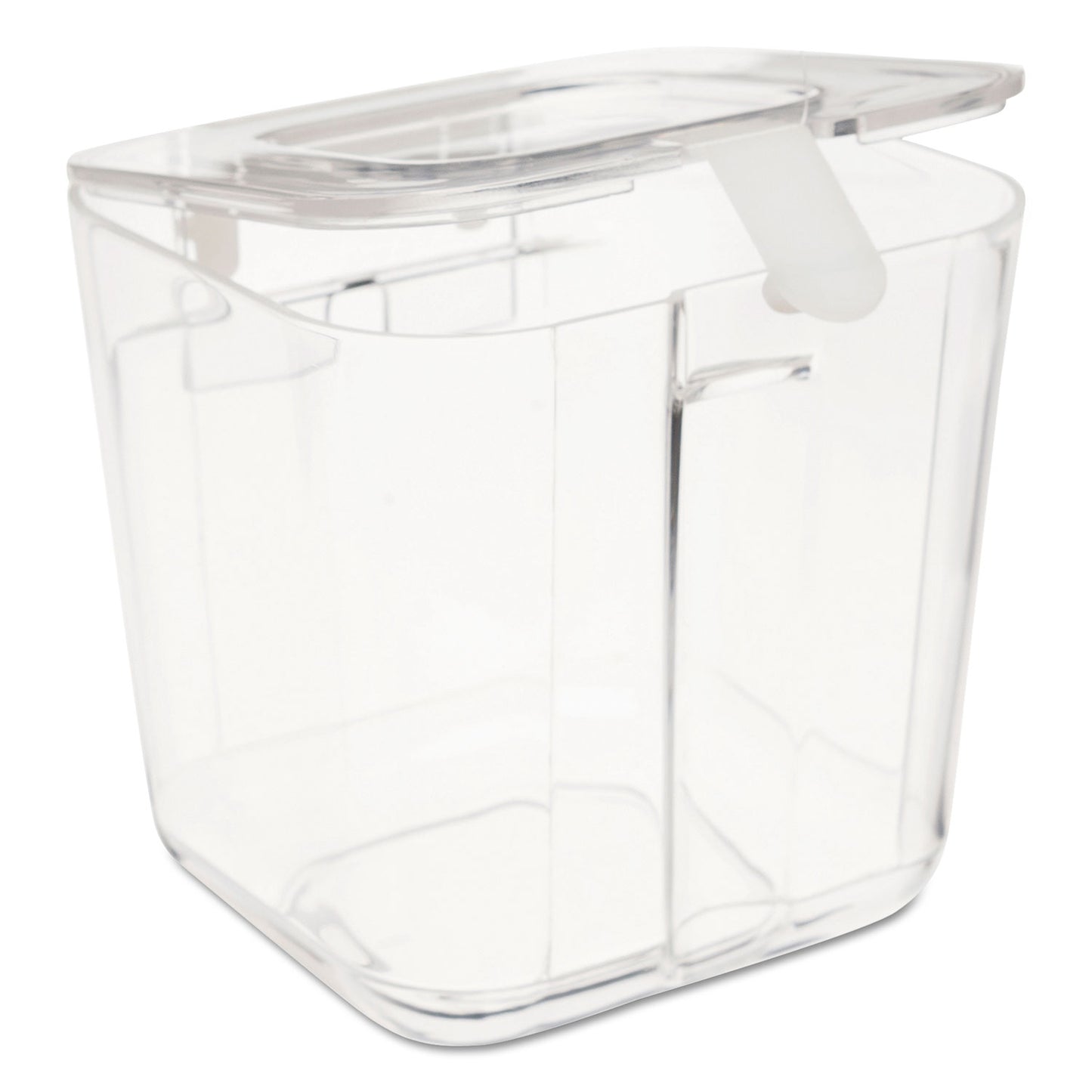 Deflecto Stackable Caddy Organizer, Small, Plastic, 4.33 x 4 x 4.38, White (29101CR)