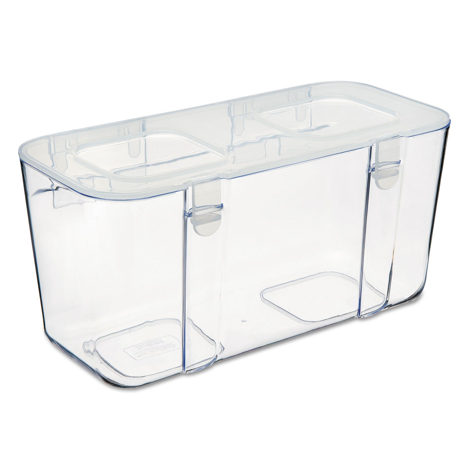 Deflecto Stackable Caddy Organizer, Medium, Plastic, 8.8 x 4 x 4.38, White (29201CR)