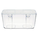 Deflecto Stackable Caddy Organizer, Medium, Plastic, 8.8 x 4 x 4.38, White (29201CR)