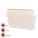 Deflecto Unbreakable DocuPocket Wall File, Letter Size, 14.5" x 3" x 6.5", Clear (63201)