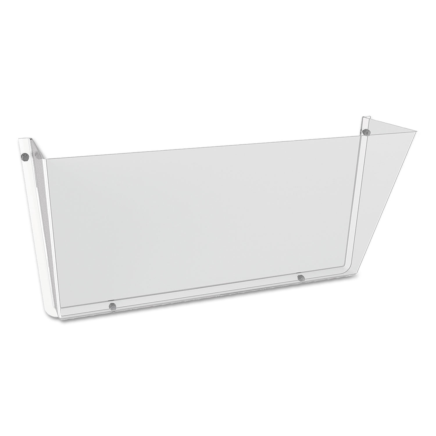 Deflecto Unbreakable DocuPocket Wall File, Letter Size, 14.5" x 3" x 6.5", Clear (63201)