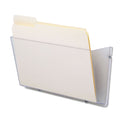 Deflecto Unbreakable DocuPocket Wall File, Letter Size, 14.5" x 3" x 6.5", Clear (63201)