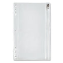 Oxford Zippered Ring Binder Pocket, 6 x 9.5, Clear (68599)