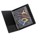 Oxford Zippered Ring Binder Pocket, 10.5 x 8, Clear (68504)