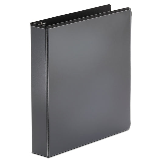 Universal Economy Round Ring View Binder, 3 Rings, 1.5" Capacity, 11 x 8.5, Black (20971)