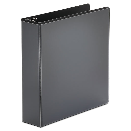 Universal Economy Round Ring View Binder, 3 Rings, 2" Capacity, 11 x 8.5, Black (20981)