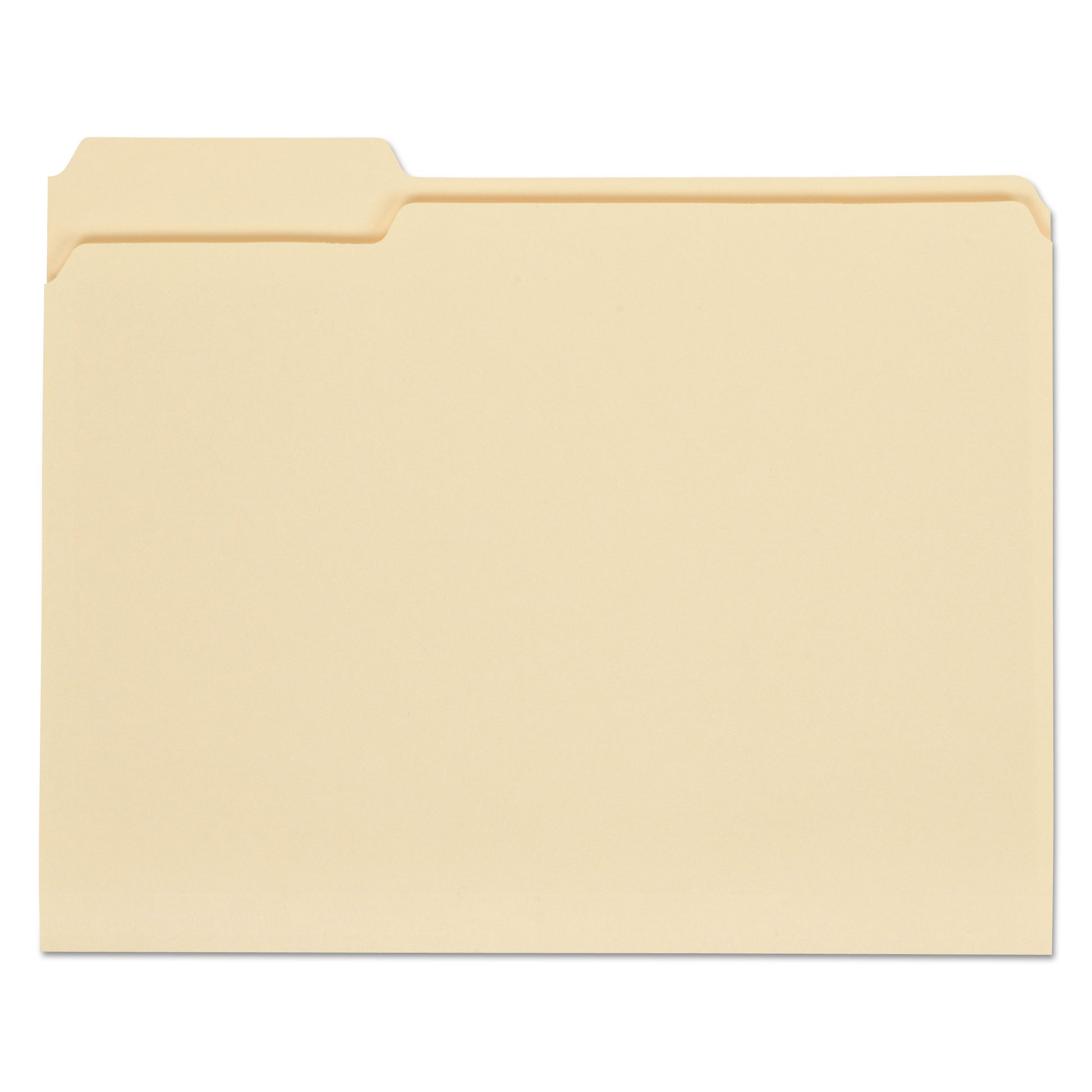 Universal Top Tab File Folders, 1/3-Cut Tabs: Assorted, Letter Size, 0.75" Expansion, Manila, 100/Box (12113)