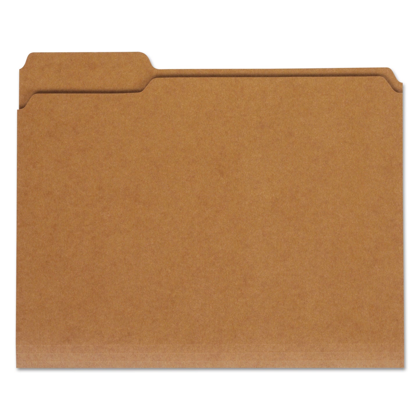 Universal Reinforced Kraft Top Tab File Folders, 1/3-Cut Tabs: Assorted, Letter Size, 0.75" Expansion, Brown, 100/Box (16133)