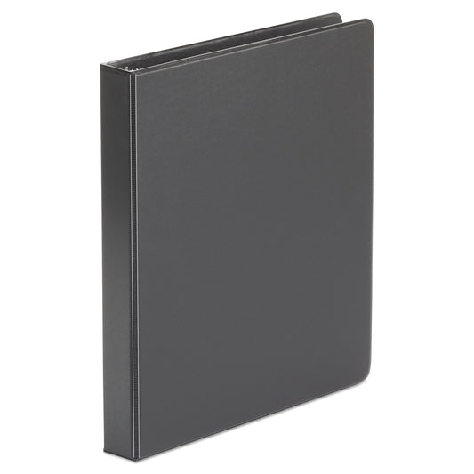 Universal Economy Non-View Round Ring Binder, 3 Rings, 1" Capacity, 11 x 8.5, Black (31401)