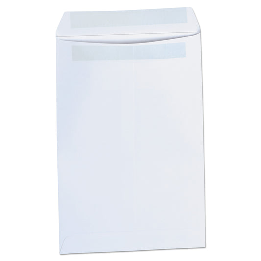 Universal Self-Stick Open End Catalog Envelope, #1, Square Flap, Self-Adhesive Closure, 6 x 9, White, 100/Box (42100)