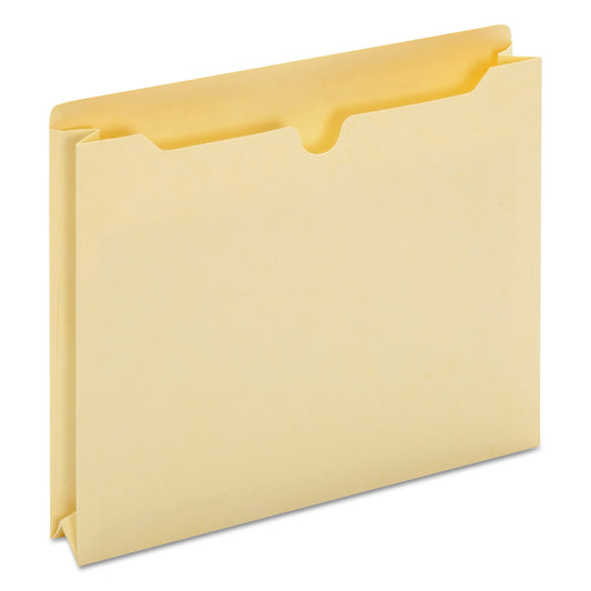 Universal Economical Manila File Jackets, Straight Tab, Letter Size, Manila, 50/Box (76300)