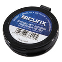 SICURIX Fingerprint Ink Pad, 1.5" Diameter, Black (38010)