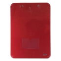 Mobile OPS Unbreakable Recycled Clipboard, 0.25" Clip Capacity, Holds 8.5 x 11 Sheets, Red (61622)