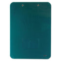 Mobile OPS Unbreakable Recycled Clipboard, 0.25" Clip Capacity, Holds 8.5 x 11 Sheets, Green (61626)