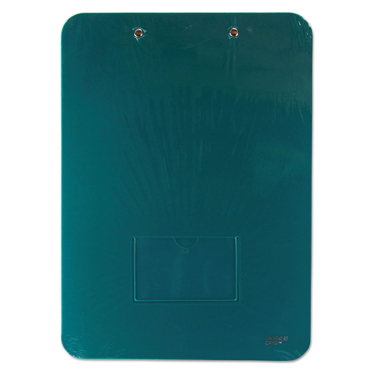 Mobile OPS Unbreakable Recycled Clipboard, 0.25" Clip Capacity, Holds 8.5 x 11 Sheets, Green (61626)