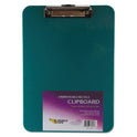 Mobile OPS Unbreakable Recycled Clipboard, 0.25" Clip Capacity, Holds 8.5 x 11 Sheets, Green (61626)