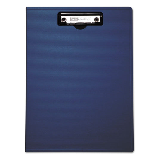 Mobile OPS Portfolio Clipboard with Low-Profile Clip, Portrait Orientation, 0.5" Clip Capacity, Holds 8.5 x 11 Sheets, Blue (61633)