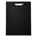 Mobile OPS Portfolio Clipboard with Low-Profile Clip, Portrait Orientation, 0.5" Clip Capacity, Holds 8.5 x 11 Sheets, Black (61634)