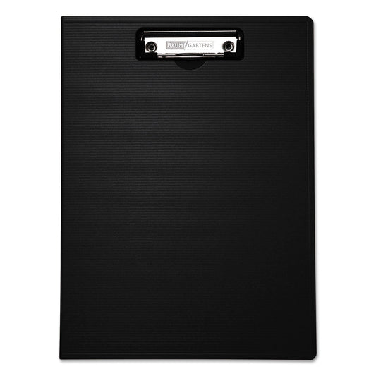 Mobile OPS Portfolio Clipboard with Low-Profile Clip, Portrait Orientation, 0.5" Clip Capacity, Holds 8.5 x 11 Sheets, Black (61634)