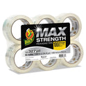 Duck MAX Packaging Tape, 3" Core, 1.88" x 54.6 yds, Crystal Clear, 6/Pack (241513)