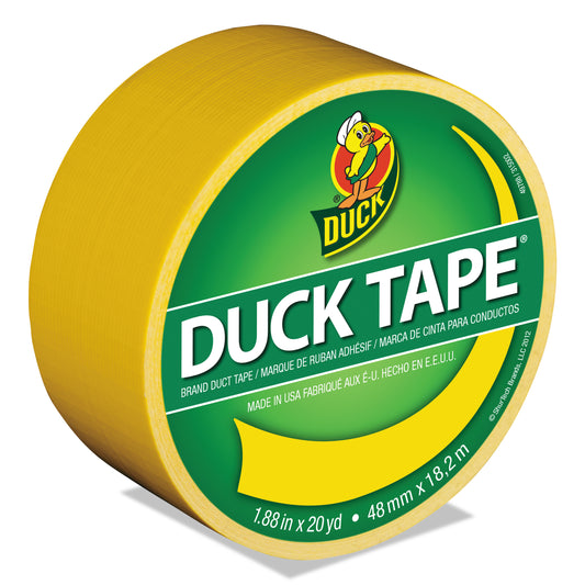 Duck Colored Duct Tape, 3" Core, 1.88" x 20 yds, Yellow (1304966)