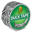 Duck Colored Duct Tape, 3" Core, 1.88" x 10 yds, Black/White Zebra (1398132)