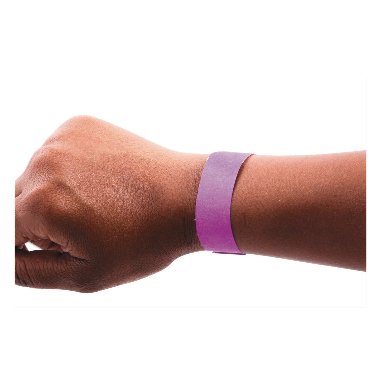 SICURIX Security Wristbands, Sequentially Numbered, 10" x 0.75", Purple, 100/Pack (85014)