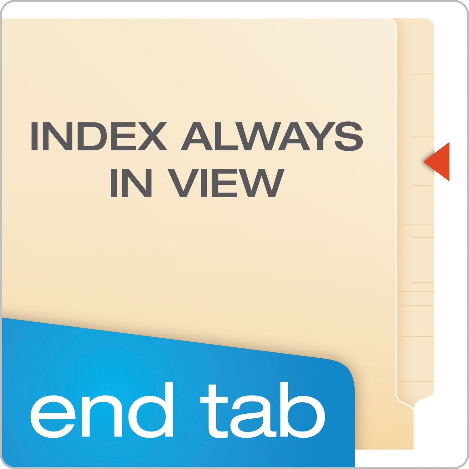 Pendaflex Manila End Tab Expanding Fastener Folders, 2-Ply Tabs, 0.75" Expansion, 1 Fastener, Letter Size, Manila Exterior, 50/Box (H10U1)