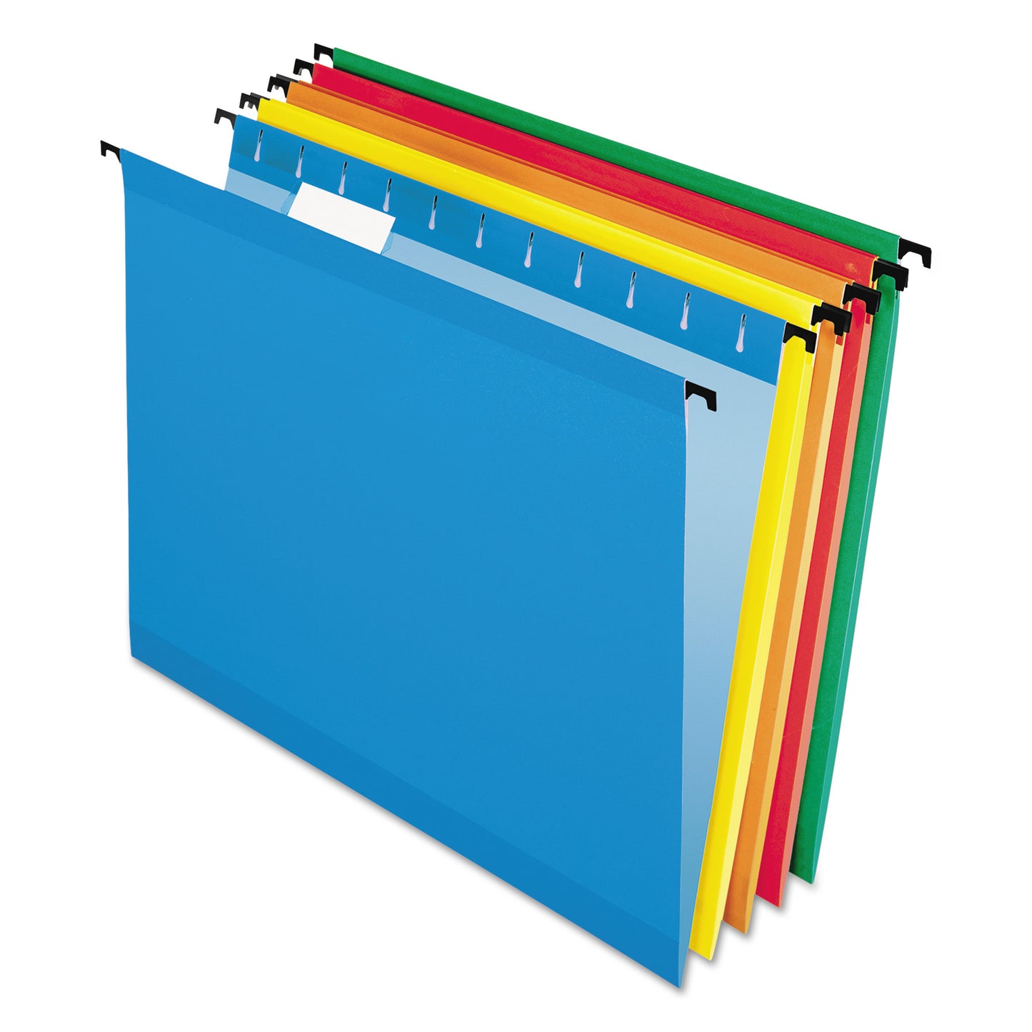 Pendaflex SureHook Hanging Folders, Legal Size, 1/5-Cut Tabs, Assorted Colors, 20/Box (615315ASST)