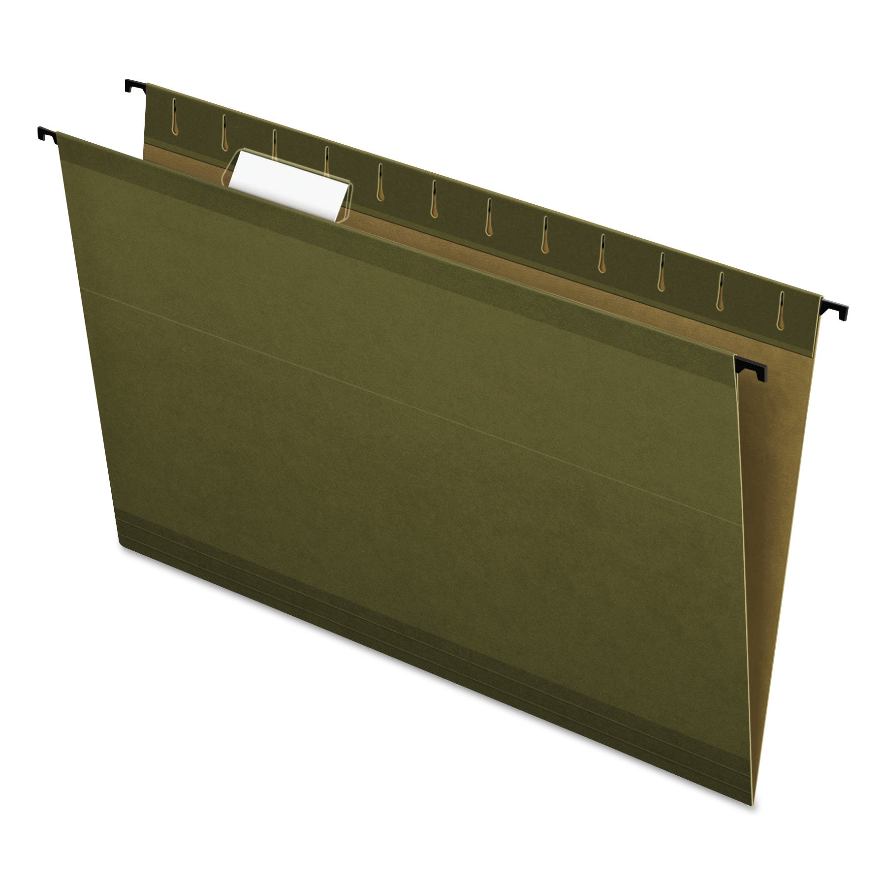 Pendaflex SureHook Hanging Folders, Legal Size, 1/5-Cut Tabs, Standard Green, 20/Box (615315)