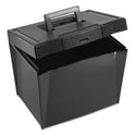 Pendaflex Portable Letter Size File Box, Letter Files, 13.5" x 10.25" x 10.88", Black (20861)