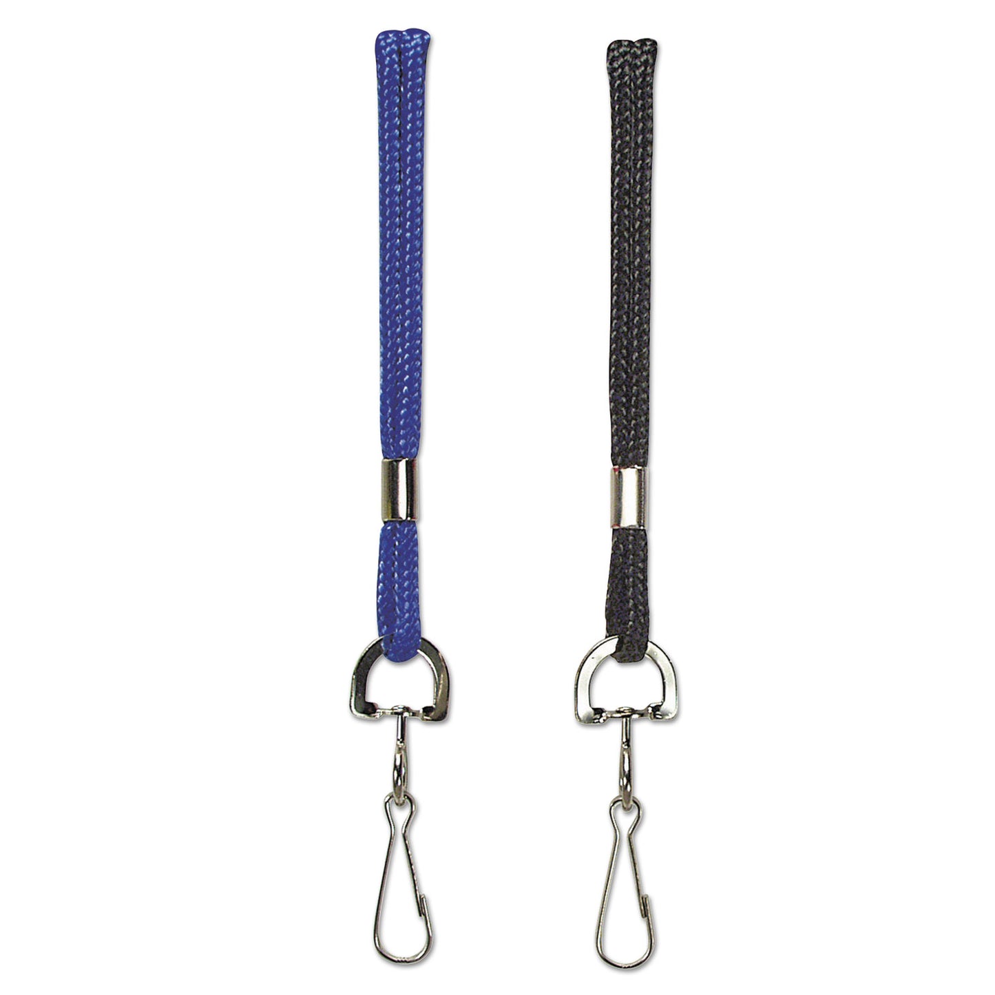 SICURIX Rope Lanyard, Metal Hook Fastener, 36" Long, Nylon, Blue (68903)