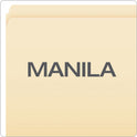 Pendaflex Manila File Folders, Straight Tabs, Letter Size, 0.75" Expansion, Manila, 100/Box (752)