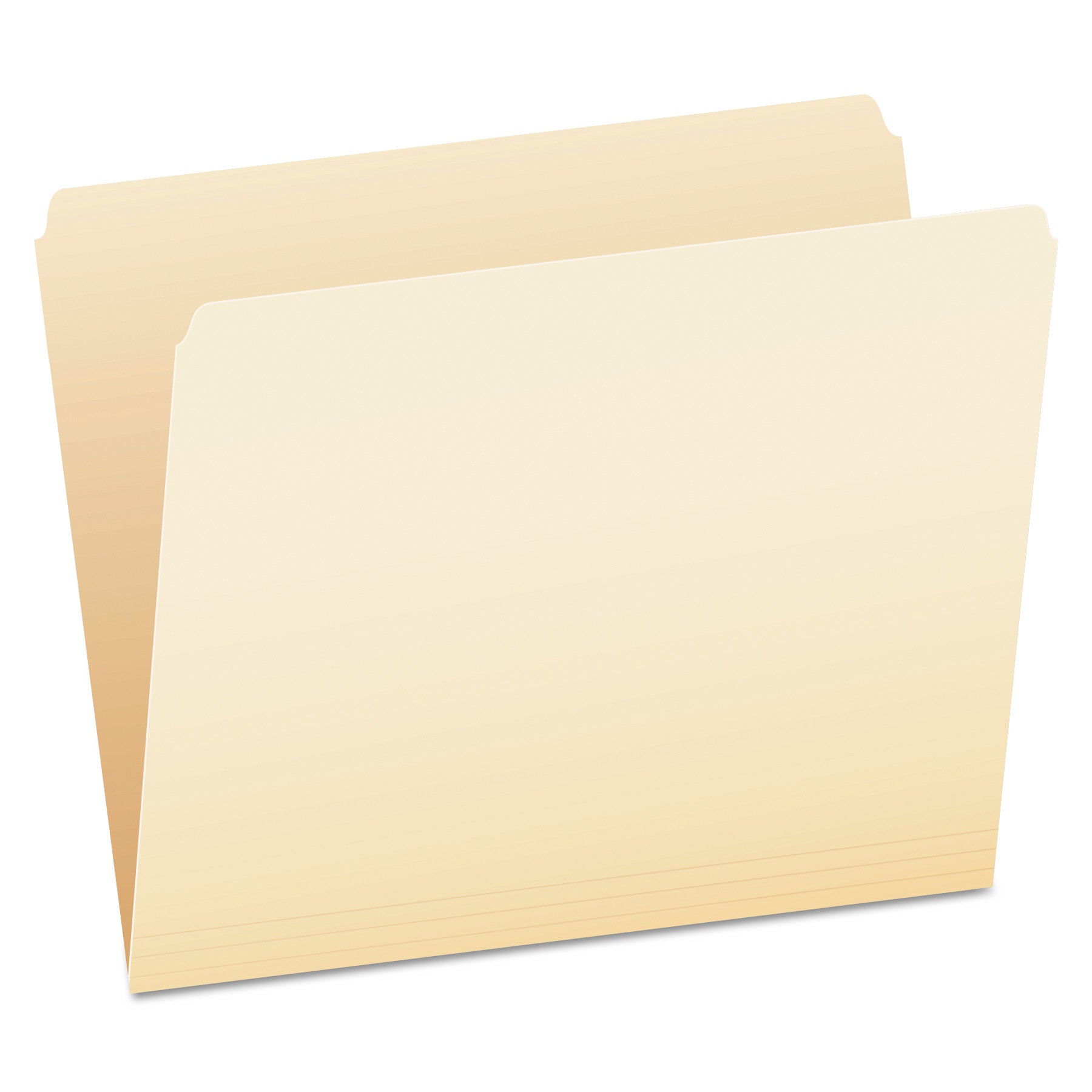 Pendaflex Manila File Folders, Straight Tabs, Letter Size, 0.75" Expansion, Manila, 100/Box (752)