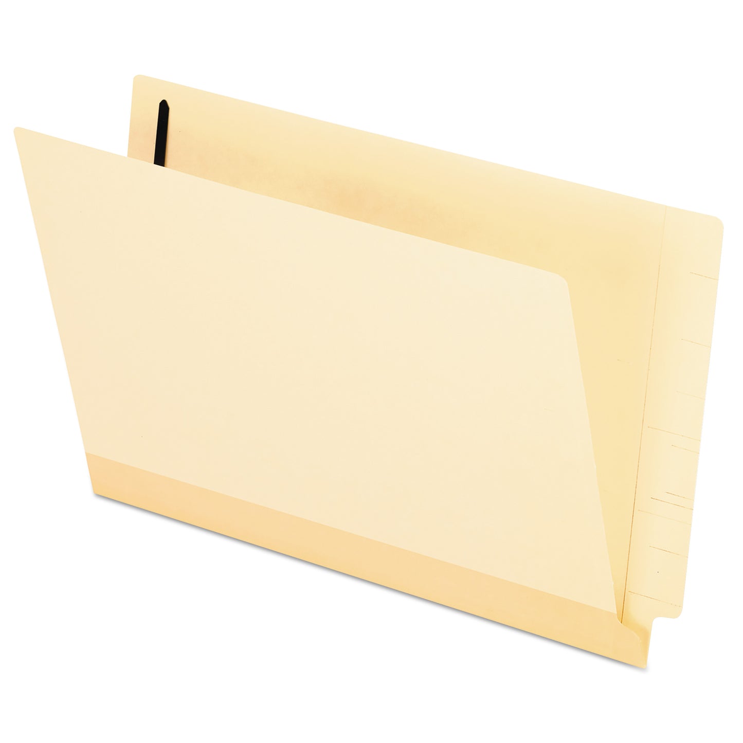 Pendaflex Manila Laminated End Tab Fastener Folders, 11-pt Manila, 0.75" Expansion, 1 Fastener, Legal Size, Manila Exterior, 50/Box (13210)