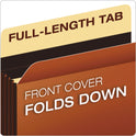 Pendaflex Extra-Wide Heavy-Duty File Pockets, 3.5" Expansion, Letter Size, Redrope, 10/Box (C1525EHD)