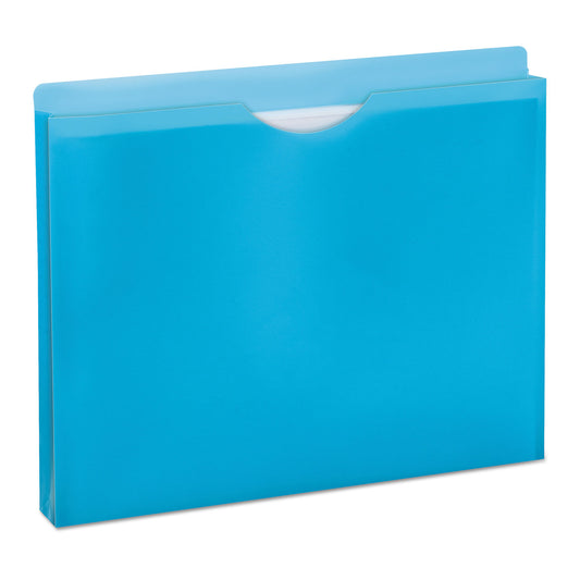 Pendaflex Glow Poly File Jacket, Straight Tab, Letter Size, Assorted Colors, 5/Pack (50992)