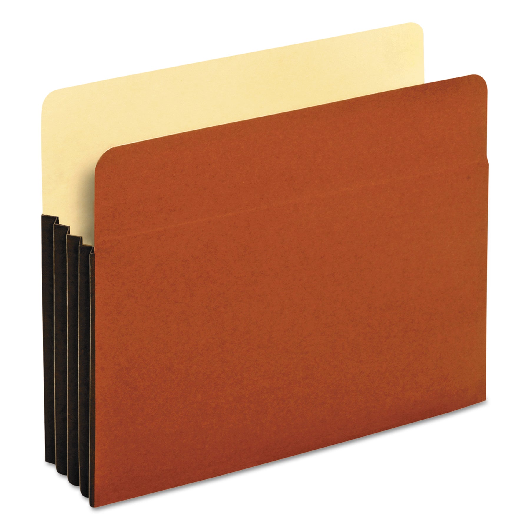 Pendaflex File Pocket with Tyvek, 3.5" Expansion, Letter Size, Redrope, 10/Box (63264)