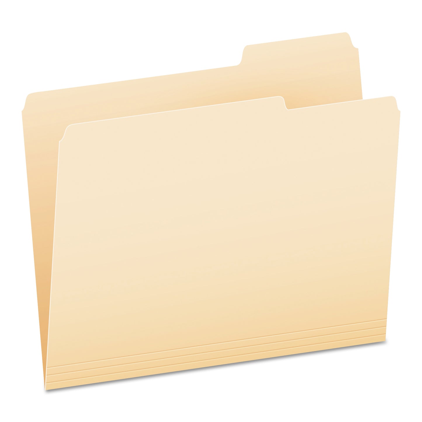 Pendaflex Manila File Folders, 1/3-Cut Tabs: Right Position, Letter Size, 0.75" Expansion, Manila, 100/Box (752133)
