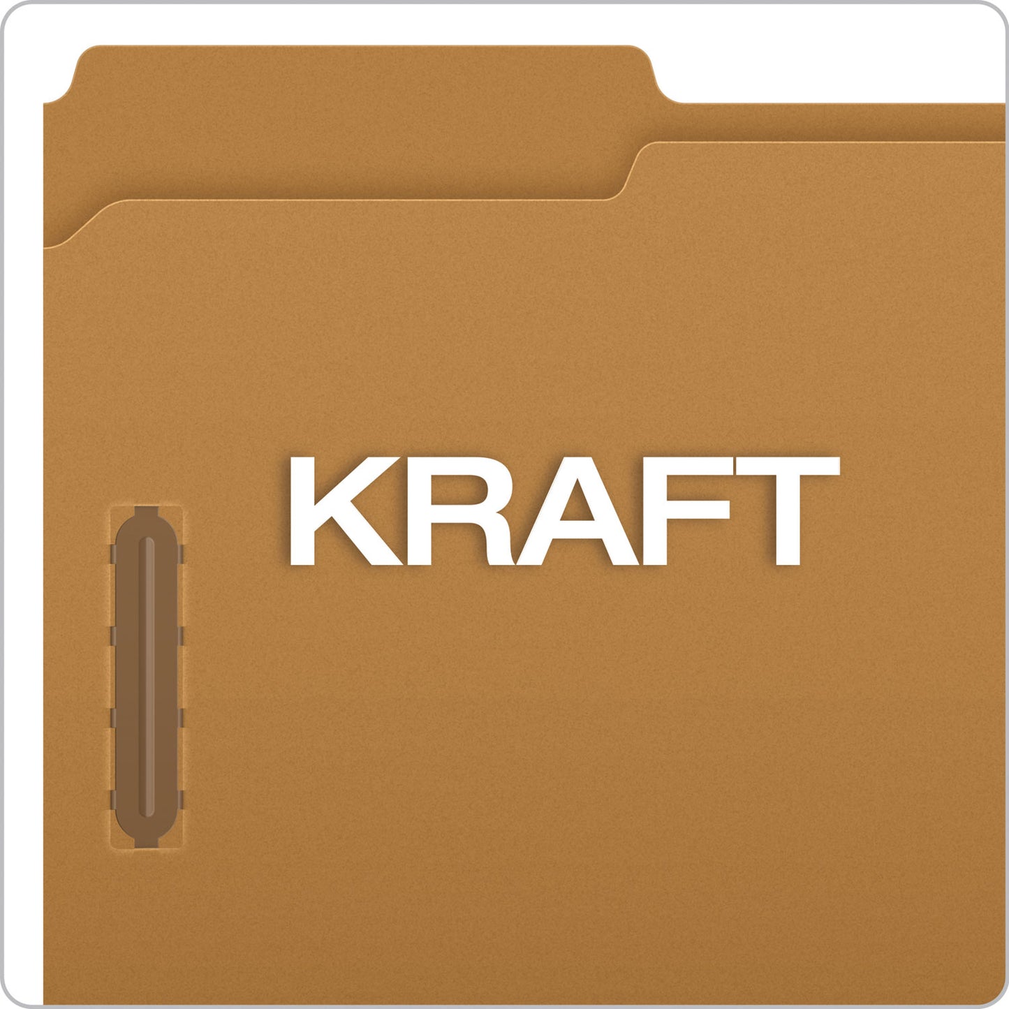 Pendaflex Kraft Fastener Folders, 1/3-Cut Tabs, 2 Fasteners, Legal Size, Kraft Exterior, 50/Box (FK312)